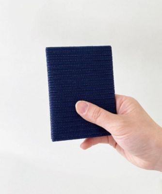 【越品】五泉之田中刺繍　コード刺繍名刺入れ　ＴＳＵＮＡＧＵ